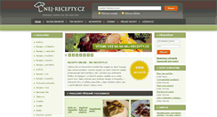 Desktop Screenshot of nej-recepty.cz